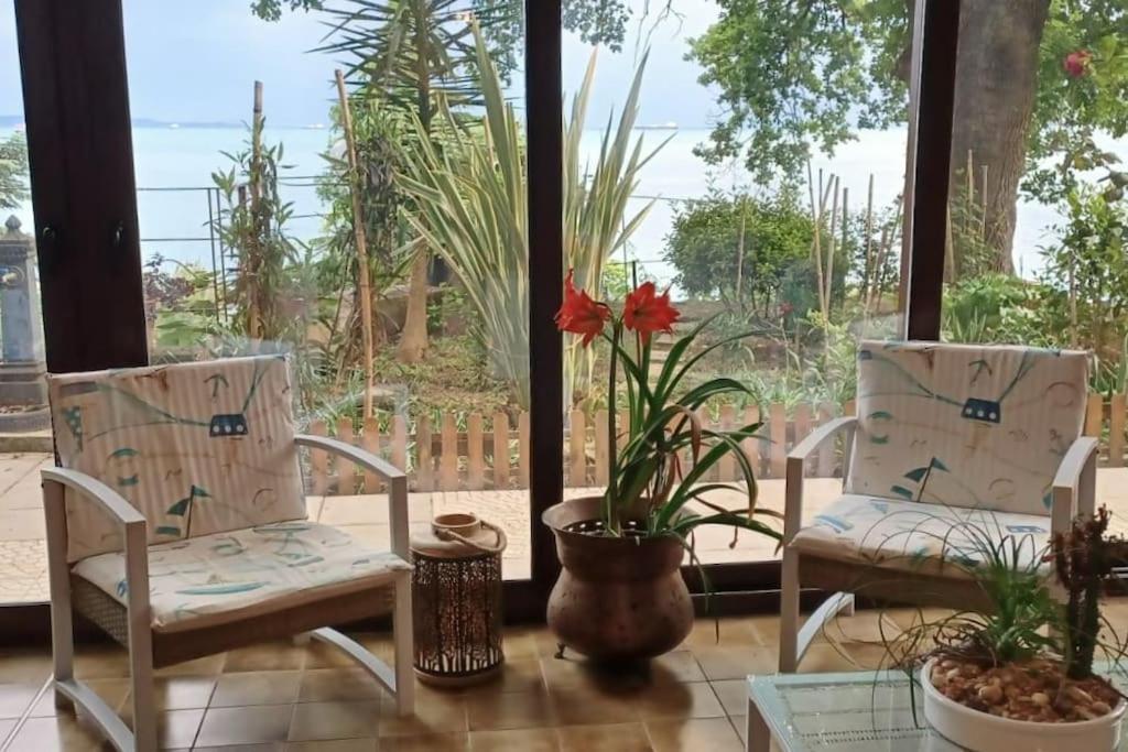 Brezza Marina - Appartamento In Villa Fronte Mare Trieste Ngoại thất bức ảnh
